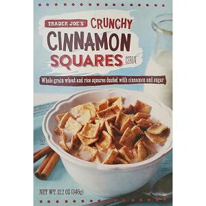 g[_[W[Y ? N`[ViXNGAVA ? d 12.2IX (346g) TJ's Trader Joe s Crunchy Cinnamon Squares Cereal Net Wt. 12.2 Oz (346g)