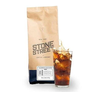 Stone Street Cold Brew Coffee, Strong & Smooth Blend, Low Acid, 100% Arabica, Gourmet Coffee, Whole Bean, Dark Roast, Colombian Single Origin, 2 LB