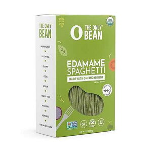 The Only Bean - Organic Edamame Spaghetti Pasta - High Protein, Keto Friendly, Gluten-Free, Vegan, Non-GMO, Kosher, Low Carb, Plant-Based Bean Noodles - 8 oz (1 Pack)