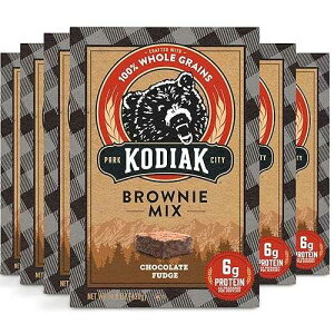 Kodiak Cakes `R[g t@bW uEj[ ~bNXA14.8 IX (6 pbN) Kodiak Cakes Chocolate Fudge Brownie Mix, 14.8 Ounce Boxes (Pack of 6)