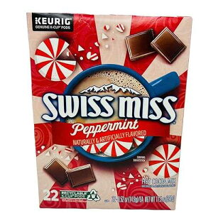XCX ~X yp[~g zbg RRA VO T[u L[O K Jbv |bh (22 ) Swiss Miss Peppermint Hot Cocoa Single Serve Keurig K-Cup Pods (22 Count)