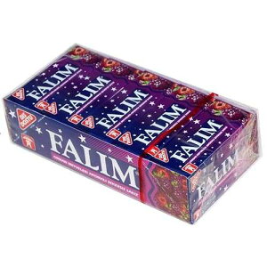 t@v[K - X̃t[c - 20 5 = 100  Falim Plain Gum - Forrest Fruits Flavoured- 20 5 = 100 Pieces