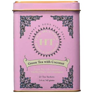 Harney and Sons Fine TeasARRibcΒA20܁i3pbNj Harney & Sons Harney and Sons Fine Teas, Green Tea with Coconut, 20 Sachets (Pack of 3)