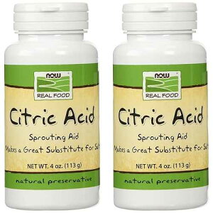 Now Foods - NG_A4 IX (2 pbN) Now Foods - Citric Acid, 4 oz powder (Pack of 2)