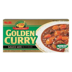 S&B �S�[���f���J���[ ���h 8.4�I���X (5��) S&B Golden Curry, Medium Hot, 8.4-Ounce Units (Pack of 5)