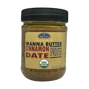 Manna Organics }io^[Vif[c - A12IX Manna Organics Manna Butter Cinnamon Date - Sprouted, 12 ounce