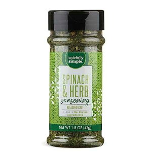 iŃVvȂق񑐂ƃn[u̒A1.5IX Tastefully Simple Spinach and Herb Seasoning, 1.5 Ounce