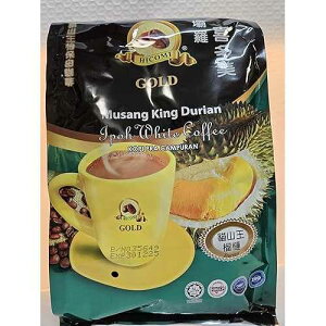 HICOMI ���T���L���O�h���A�� 4in1 �C�|�[ �C���X�^���g �z���C�g�R�[�q�[ (38g×12��) HICOMI Musang King Durian 4in1 Ipoh Instant White Coffee (38g X 12 Sachet)