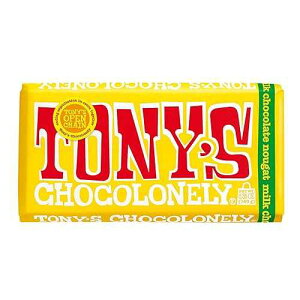Tony's Chocolonely 32% Milk Chocolate Bar with Honey Almond Nougat - Belgium Chocolate, No Artificial Flavoring, Fairtrade & B Corp Certified - 6.35 Oz