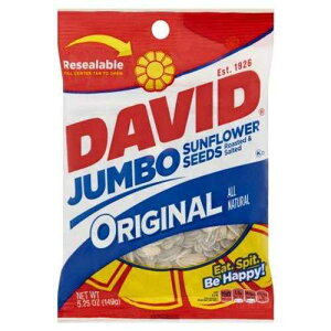 frbh W{ IWi q}̎ (4 pbN) DAVID Seeds David Jumbo Original Sunflower Seeds (Pack of 4)