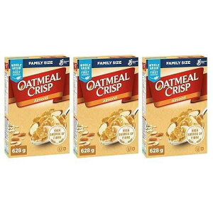 �I�[�g�~�[�� �N���X�v �A�[�����h �V���A�� �t�@�~���[ 628g/22.15oz�A3 �p�b�N {�J�i�_����A��} Oatmeal Crisp Almond Cereal Family 628g/22.15oz, 3-Pack {Imported From Canada}