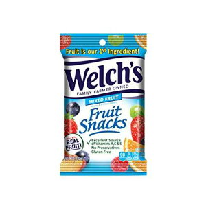 Welch's t[cXibNA~bNXt[cAOet[A5IXobOi12pbNj Welch's Fruit Snacks, Mixed Fruit, Gluten Free, 5 oz Bags (Pack of 12)