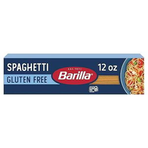 BARILLA Gluten Free Spaghetti, 12 Ounce - Non-GMO Gluten Free Pasta Made with Blend of Corn & Rice - Vegan Pasta BARILLA Gluten Free Spaghetti, 12 Ounce - Non-GMO Gluten Free Pasta Made with Blend of Corn & Rice