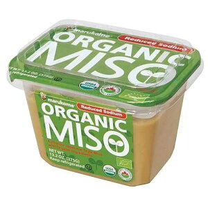 }R I[KjbNAXA13.2IX Marukome Organic Broth, Reduced Sodium Miso Paste, 13.2 OZ