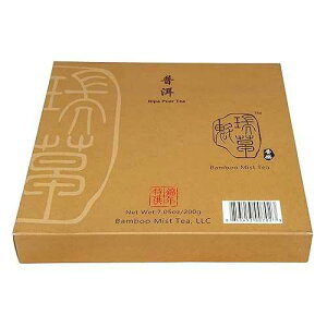 2016 熟した (寿) プーアル (プーアル) 野生茶 - 中国雲南省のブラン山近くの野生の茶の木から自然かつ倫理的に栽培 - 圧縮茶ケーキ - 竹霧茶専用 - 発酵 2016 Ripe (Shou) Puer (Puerh) Wild Tea - Naturally &