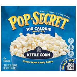 �m�� Pop Secret Popcorn, Kettle Corn, 3 Ounce Microwave Bags, 12 Count Box,1.12 Ounce (Pack of 12)