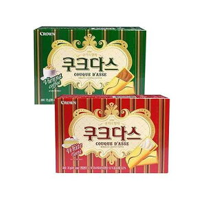クラウン ククダッセ クリーム入りウエハースクッキー 144g バンドルパック Crown Couque D'asse Cream Filled Wafer Cookies 144g, Bundle Pack