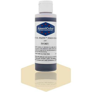 Americolor \tgWFy[XgHpFfA4.5 IXAAC{[ Americolor Soft Gel Paste Food Color, 4.5-Ounce, Ivory