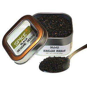 ܊ SpiceCubed Black Sesame Seeds Tin