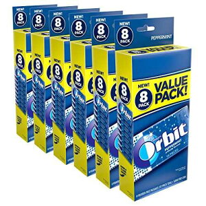 Orbit ペパーミント シュガーフリーガム、14 個 (6 個パック) Orbit Peppermint Sugarfree Gum,14 Count (Pack of 6)