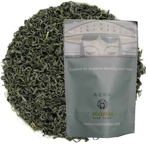 MeiMei Fine Teas Premium Early Spring Enshi Jade Dew Green Tea, Chinese Loose Leaf Tea Ecologically Grown High Mountain Selenium-Rich, High Energy 75g/2.65oz MeiMei Fine Teas Premium Early Spring Enshi Jade Dew Green Tea