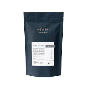Rishi Tea Ancient Pu'er Tuo Cha Herbal Tea - Organic Direct Trade Loose Leaf, Medium Caffeine Aged Ripe Pu-erh for Digestion Support - 16 Ounces, 60+ Servings
