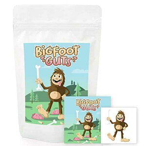 rbOtbg Kbc O~ ʔj[NȃXgbLŐlߕ & aeB[Aj̎qƏ̎q̃MO Mtg LfB JLDesignMediaLLC Bigfoot Guts Gummi Funny Unique Stocking Stuffer & Birthday Te