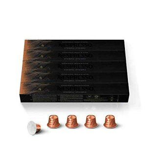 Nespresso Capsules OriginalLine, Ethiopia Master Origin ,Mild Roast Coffee, 50-Count Espresso Coffee Pods, Brews 1.35oz
