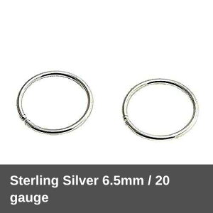 Fashion Art Jewelry Mini 6mm Small and Extra Tiny Open Ring 14K Rose Gold Filled Wire 24 Gauge Hoop Cartilage Earrings Upper Ear Piercing (Rose Gold Filled 6mm / 24 gauge)
