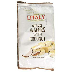 Litaly �R�R�i�b�c�������T�C�Y�E�G�n�[�X�A14.1 �I���X Litaly Bite Size Wafers with Coconut, 14.1 Ounce