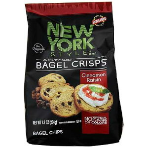 New York Style Bagel Crisps, Cinnamon Raisin, 7.2 Ounce