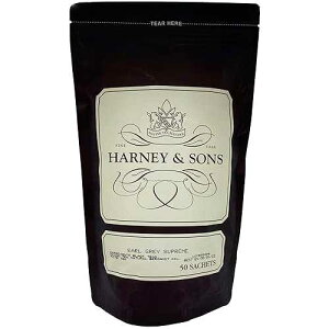Harney & Sons A[ OC Vv[ eB[ - t[o[Av[gAp[eB[LOi - 50 ܓ Harney & Sons Earl Grey Supreme Tea - Lemony Flavors,Presents and Party Favors - Bag of 50 Sachets