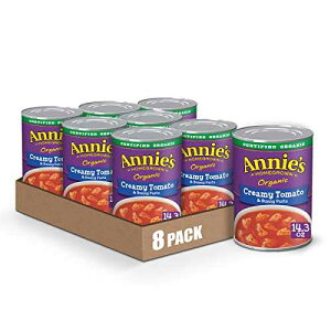 Annie's N[~[g}gƃoj[̃pX^X[vAFI[KjbNA`qg݊A14.3 IX (8 pbN) Annie's Creamy Tomato and Bunny Pasta Soup, Certified Organic, Non-GMO, 14.3 oz (Pack of 8)