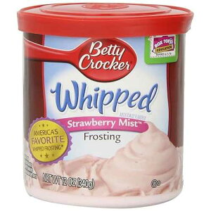 Betty Crocker Gluten Free Whipped Strawberry Mist Frosting, Easter Treats, 12 oz (Pack of 8)