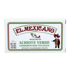El Mexicano Achiote �y�[�X�g (�O���[���A3.5 �I���X) El Mexicano Achiote Paste (Green, 3.5 oz)