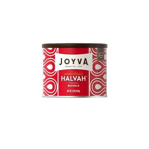 Joyva Halvah ? Marble, 16oz A Delicious Sesame Treat Dairy Free, Gluten-Free & Kosher Parve Handcrafted in Brooklyn Pack of 1 Joyva Halvah Marble, 16oz A Delicious Sesame Treat Dairy Free, Gluten-Free & Kosher Parv