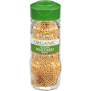 }R[~bN O I[KjbN CG[ }X^[h V[hA2.12 IX McCormick Gourmet Organic Yellow Mustard Seed, 2.12 oz