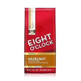 Eight O'Clock Ground Coffee、ヘーゼルナッツ、11オンス Eight O'Clock Coffee Eight O'Clock Ground Coffee, Hazelnut, 11 Ounce