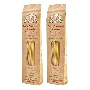 ????? ???? ???? (2? ?), ? 500g - ??? ?? ??? ???? ??? - ?? ??? ?? ??? ?? - ???? ?? ??? Rustichella d'Abruzzo Bucatini (Pack of 2), 500g Each - Classic Italian Past