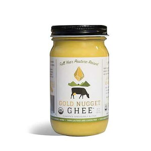 `IȃM[ by S[h iQbg M[AUSDA I[KjbNAN/qAqo^[ 8IX TRADITIONAL GHEE BY GOLD NUGGET GHEE, USDA ORGANIC, FULL-YEAR/PASTURE-RAISED, GRASS-FED BUTTER 8oz
