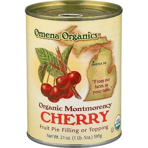 OMENA ORGANICS Organic Cherry Pie Filling Or Topping, 21 OZ