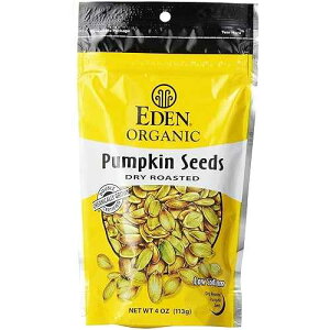 Eden I[KjbNpvLV[hAhC[XgA4IX Eden Organic Pumpkin Seeds, Dry Roasted, 4 Oz