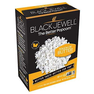 Black Jewell OdqW|bvR[Ao^[^b`A10.5IX (6pbN) Black Jewell Gourmet Microwave Popcorn, Touch of Butter, 10.5 Ounces (Pack of 6)