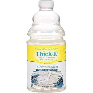 Thick-It AquaCareH20 �E�H�[�^�[�A64 �I���X�A4 ��/�P�[�X (�l�N�^�[) Thick-It AquaCareH20 Water, 64 oz, 4/Case (Nectar)