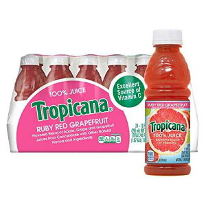 Tropicana r[ bh O[vt[c W[XA10 IX (24 pbN) Tropicana Ruby Red Grapefruit Juice, 10 Ounce (Pack of 24)