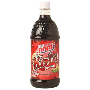 FIJI POPS - x[XVbv (33.8 Fl.Oz x 1 pbN)  KOLA B݊ĂBN[_EB Enjoy POPS FIJI POPS - Beverage Base Syrup (Pack of 1 x 33.8 Fl.Oz) Tasty KOLA Flavor. Sip Up. Cool Down.