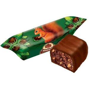 �`���R���[�g�L�����f�B�u���X�v(2LB����) Babaev Chocolate candy Squirrel (Pack 2 LB)