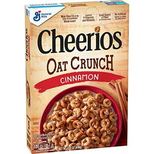 Cheerios �V�i���� �I�[�c �N�����` �u���b�N�t�@�X�g �V���A���A15.2 �I���X Cheerios Cinnamon Oat Crunch Breakfast Cereal, 15.2 oz