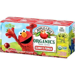 Apple & Eve Sesame Street Organics, Elmo's Punch, 4.23 Fluid-oz, 40 Count