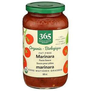 365 by Whole Foods Market, Organic Fat Free Marinara Pasta Sauce, 25 Ounce